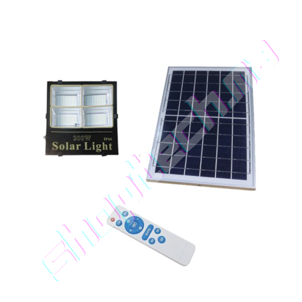 Projecteur solaire 200w